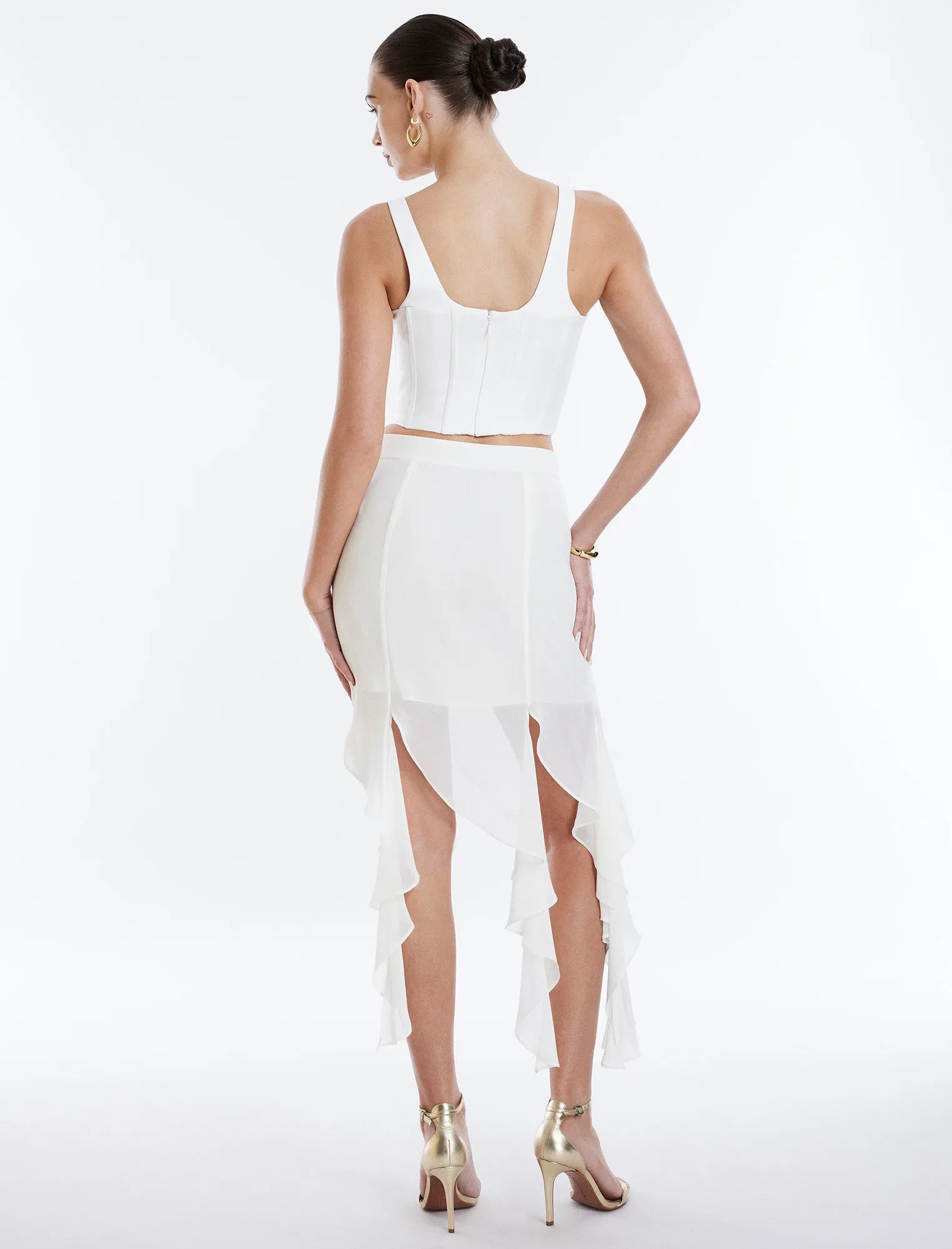 Sleeveless Corset Top sold by BCBGMaxAzria product image thumbnail 4