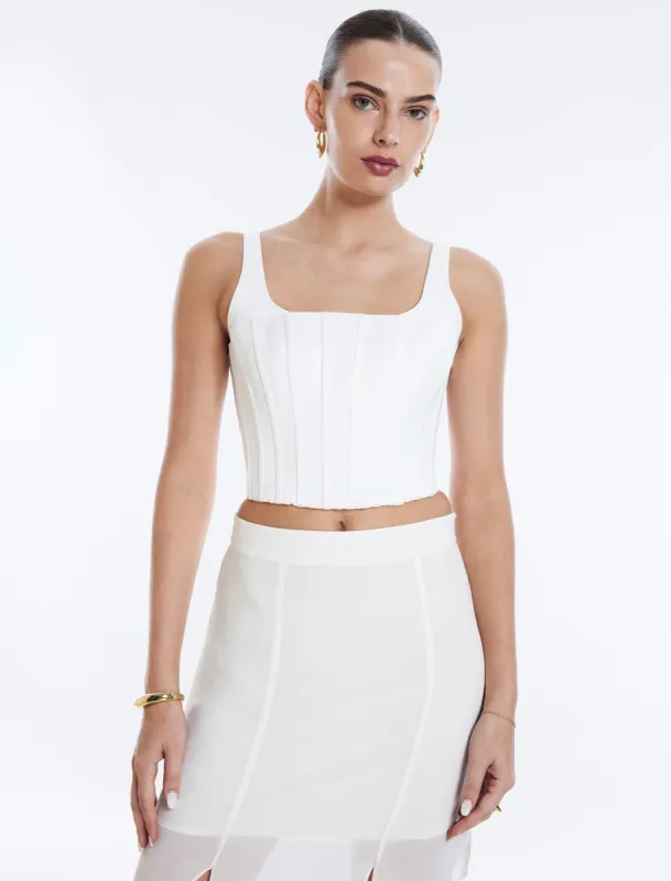 Sleeveless Corset Top sold by BCBGMaxAzria