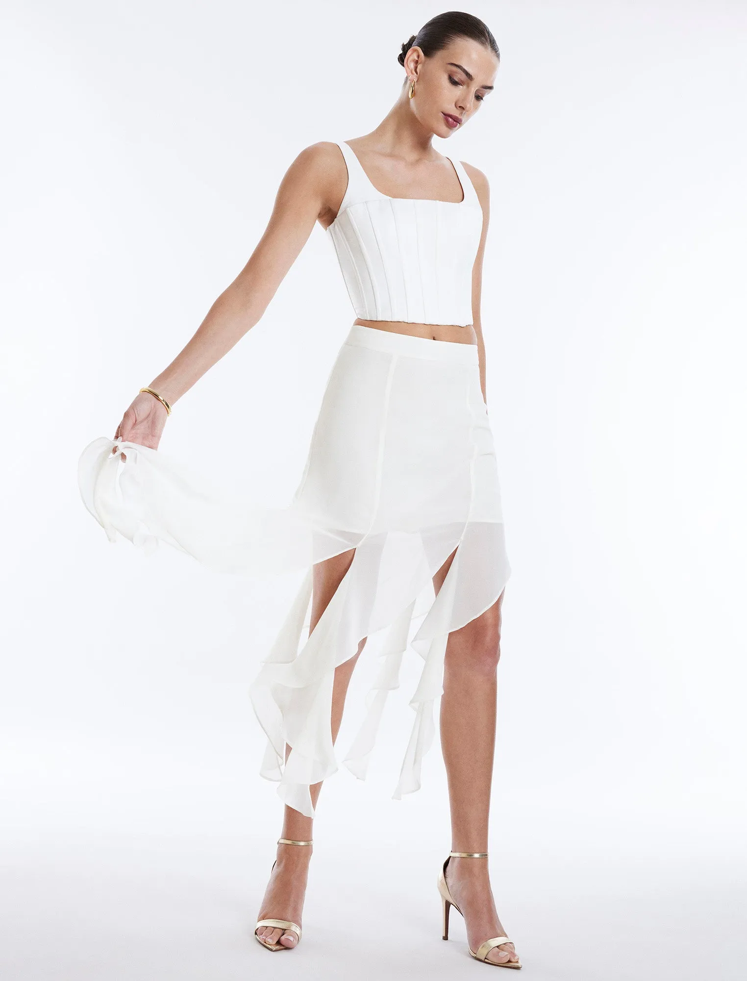 Sleeveless Corset Top sold by BCBGMaxAzria product image thumbnail 5