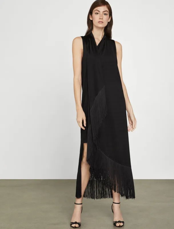 Asymmetric Fringe Dress sold by BCBGMaxAzria