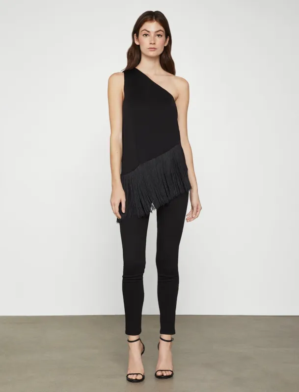 Asymmetric Fringe Top sold by BCBGMaxAzria