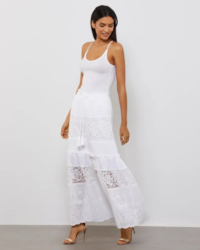 Tiered Lace Maxi Skirt sold by BCBGMaxAzria