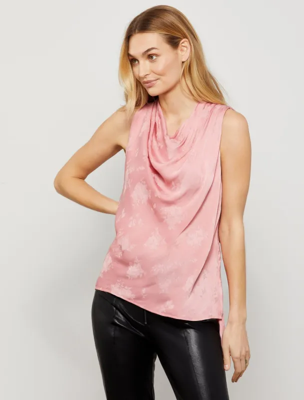 Gabby Cowl-Neck Sleeveless Top sold by BCBGMaxAzria