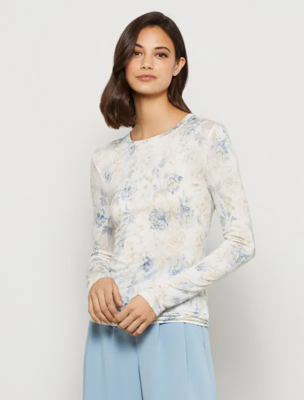 Sea Salt Long Sleeve Tee sold by BCBGMaxAzria