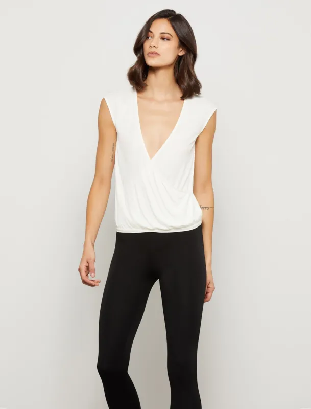 Sleeveless Wrap Top sold by BCBGMaxAzria