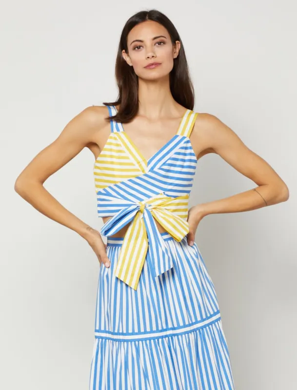 Seville Bow Back Crop Top made by BCBGMaxAzria