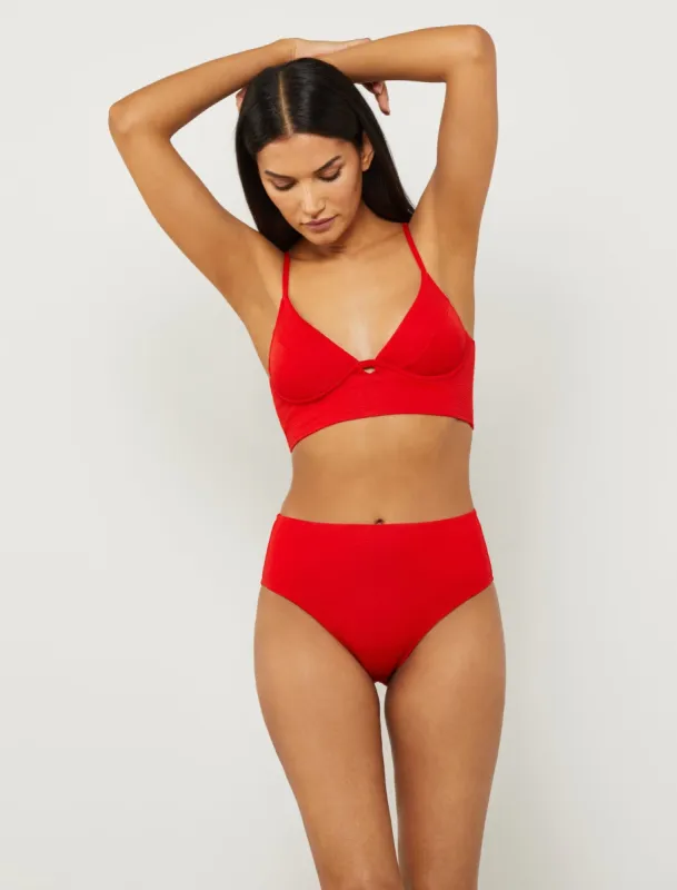 Charlie Textured High-Waisted Bottom sold by BCBGMaxAzria