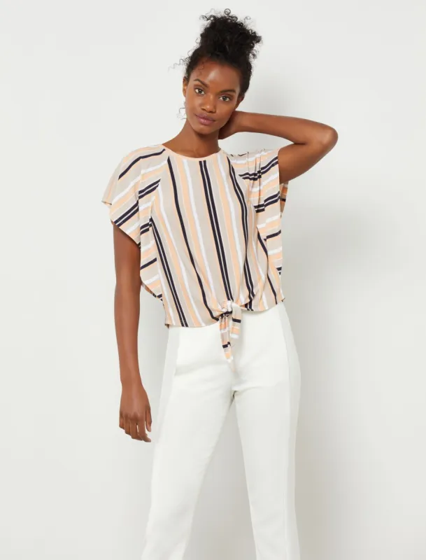 Crew Neck Dolman Sleeve Top sold by BCBGMaxAzria