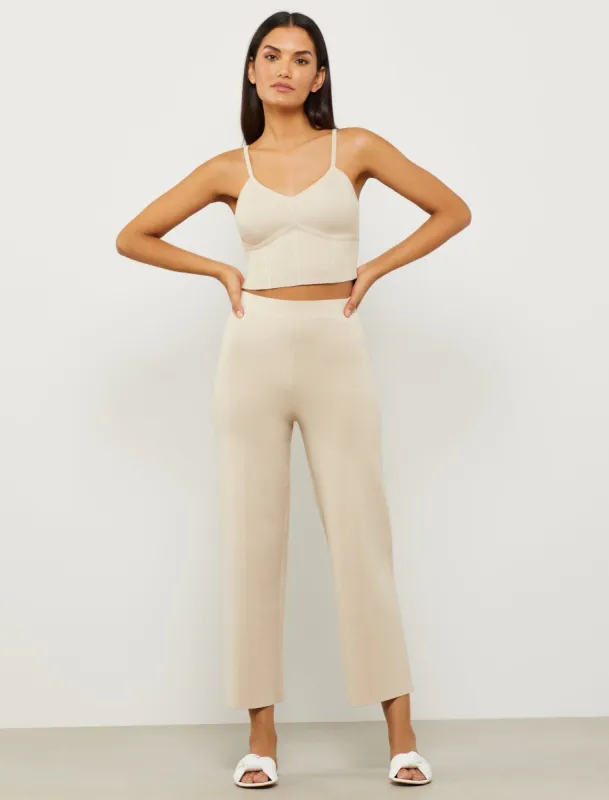 Wide-Leg Cropped Pant sold by BCBGMaxAzria