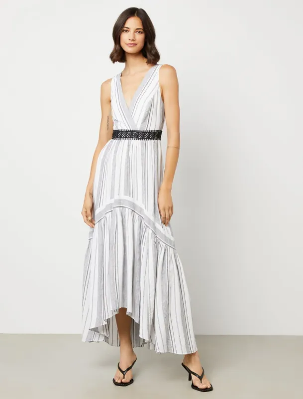 Dinah High-Low Maxi Dress sold by BCBGMaxAzria