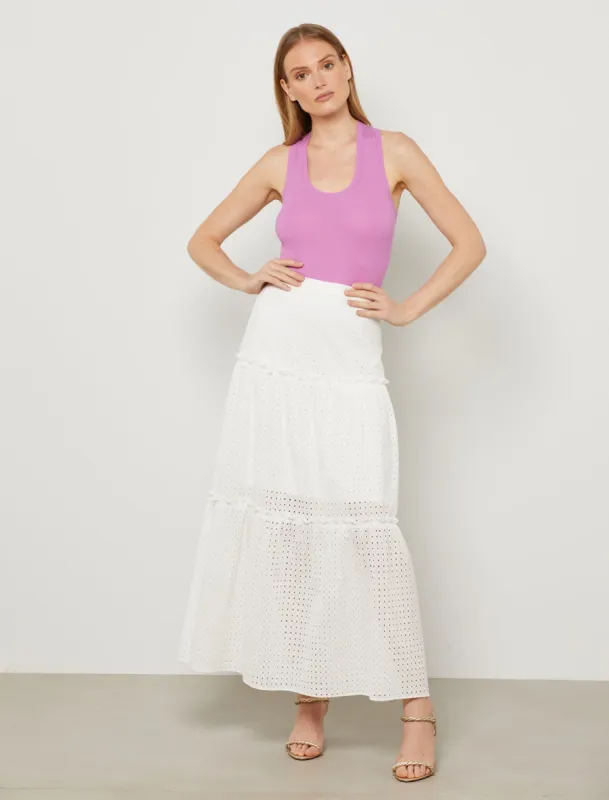 Tiered Maxi Skirt sold by BCBGMaxAzria