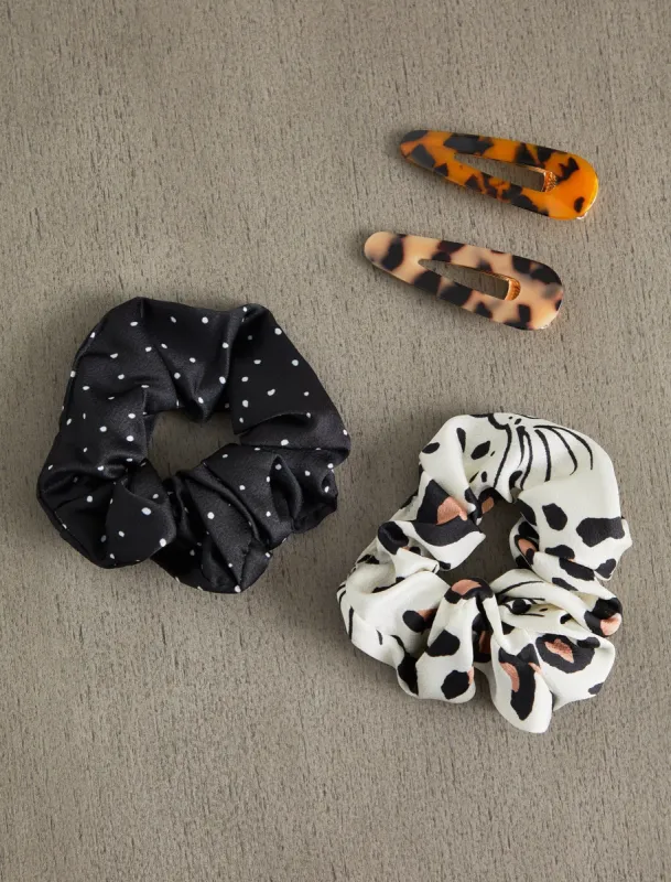 Sadie Scrunchie and Clip Set made by BCBGMaxAzria
