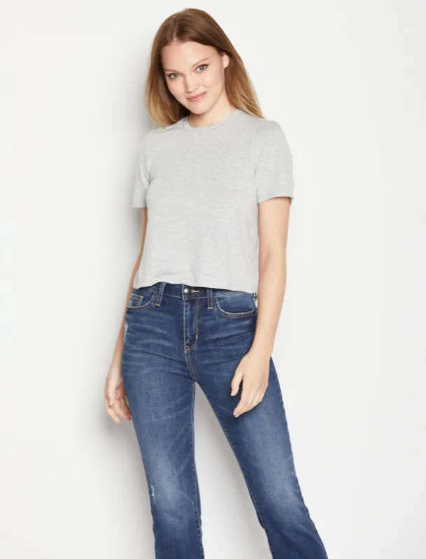 Puff Sleeve Crew Neck Tee sold by BCBGMaxAzria