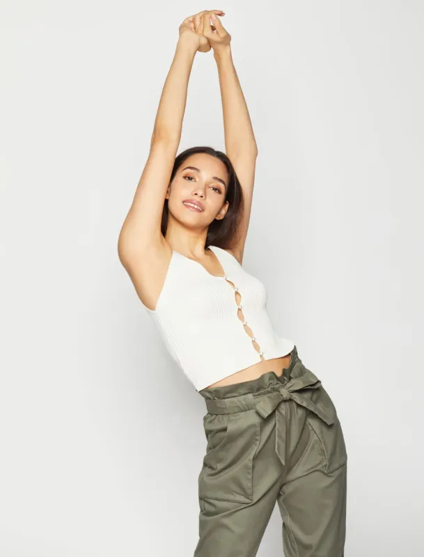 Delia Knit Sweater Tank Top sold by BCBGMaxAzria