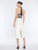 Lula Contrast Trim Midi Dress sold by BCBGMaxAzria