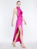 Keziah Draped Halter Gown sold by BCBGMaxAzria