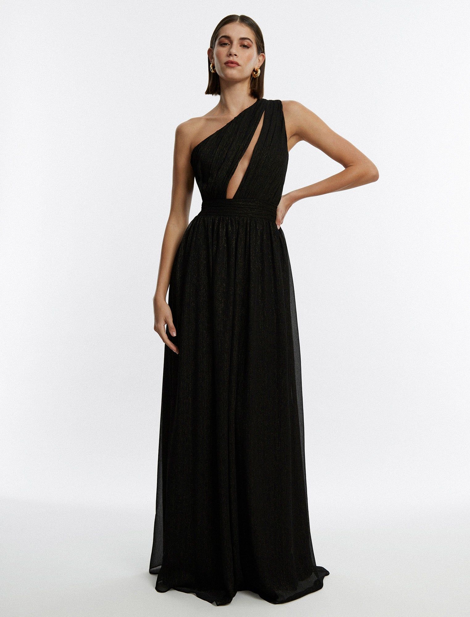 Madison Cutout One Shoulder Gown sold by BCBGMaxAzria