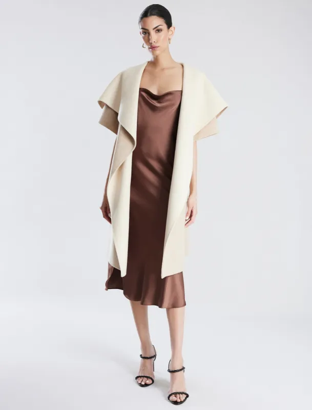 Oversized Short Sleeve Wool Coat sold by BCBGMaxAzria