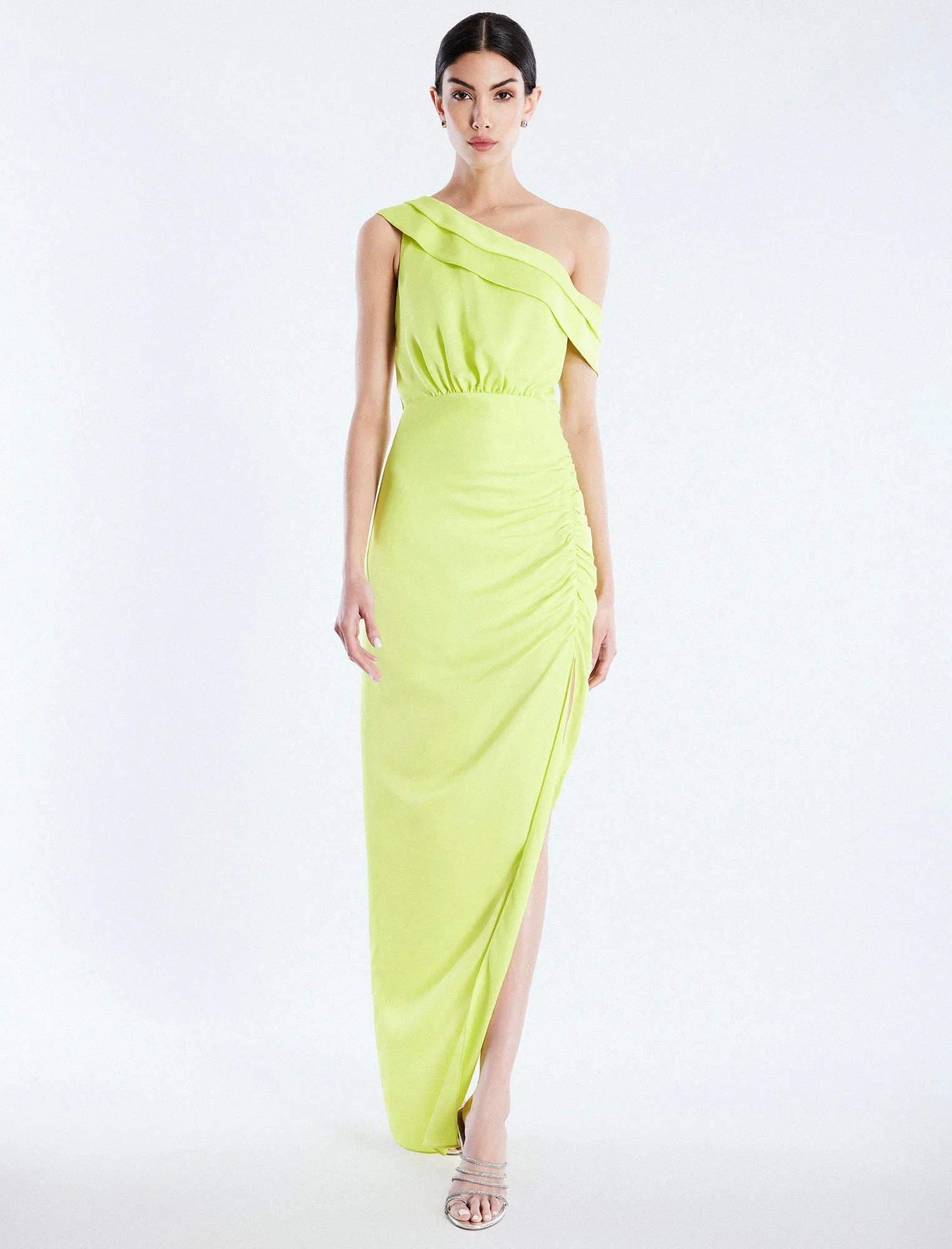 Layla Draped Shoulder Gown sold by BCBGMaxAzria product image thumbnail 5