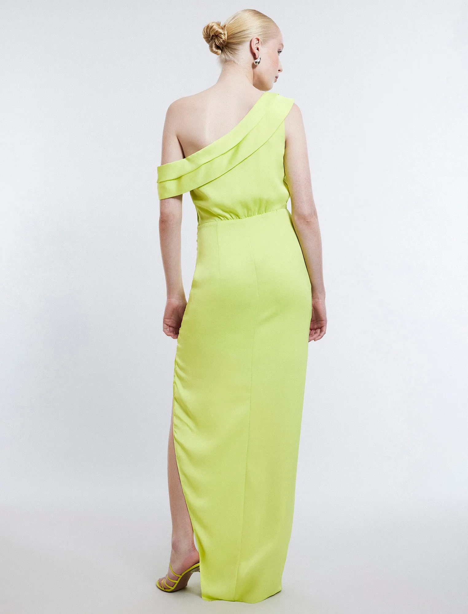 Layla Draped Shoulder Gown sold by BCBGMaxAzria product image thumbnail 4