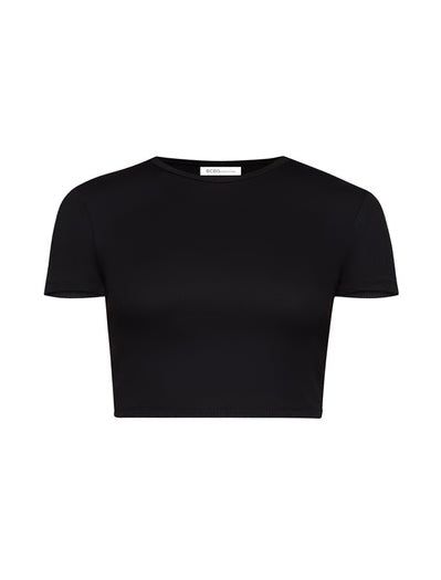 Cropped Baby Tee sold by BCBGMaxAzria product image thumbnail 3