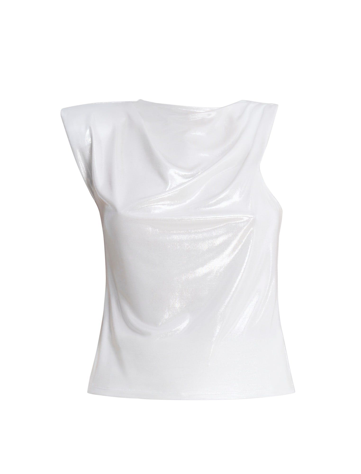 Asymmetrical Cap Sleeve Top sold by BCBGMaxAzria product image thumbnail 8