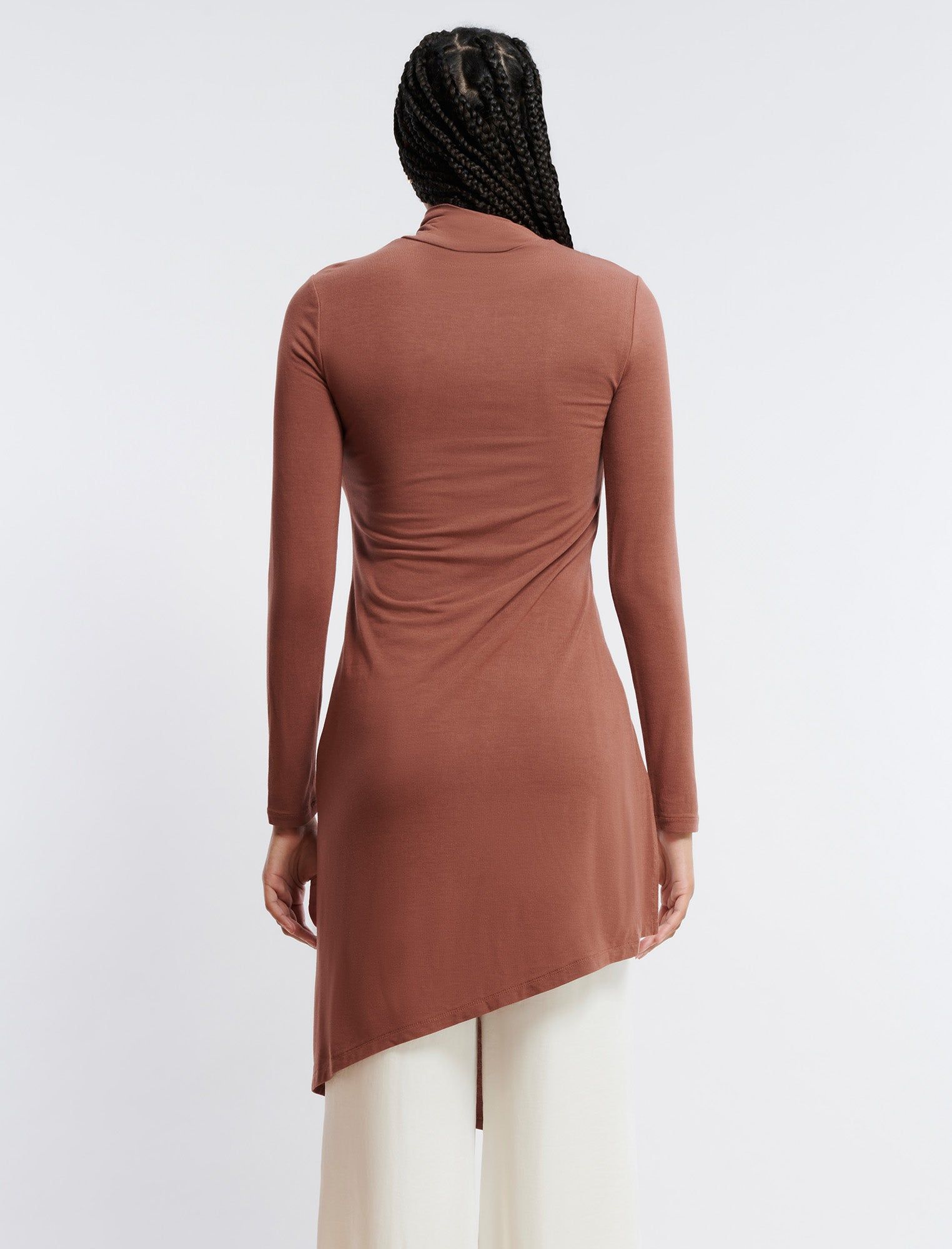 Asymmetrical Turtleneck Top sold by BCBGMaxAzria product image thumbnail 4