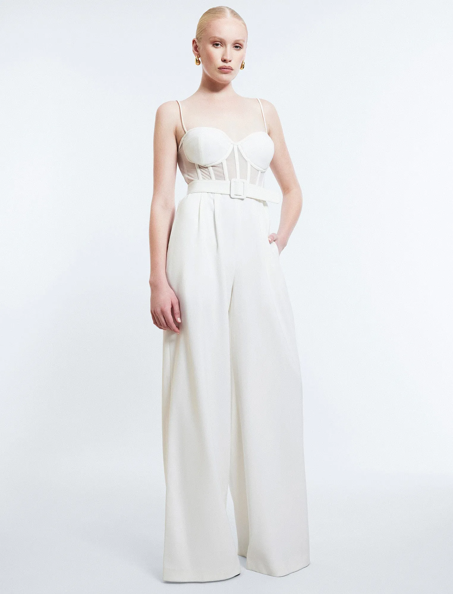 Roosevelt Bustier Jumpsuit sold by BCBGMaxAzria product image thumbnail 4