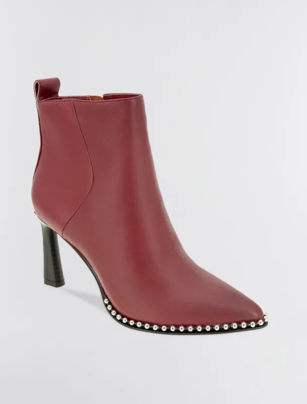 Beya Leather Bootie sold by BCBGMaxAzria