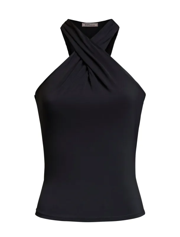 Crossover Halter Top sold by BCBGMaxAzria