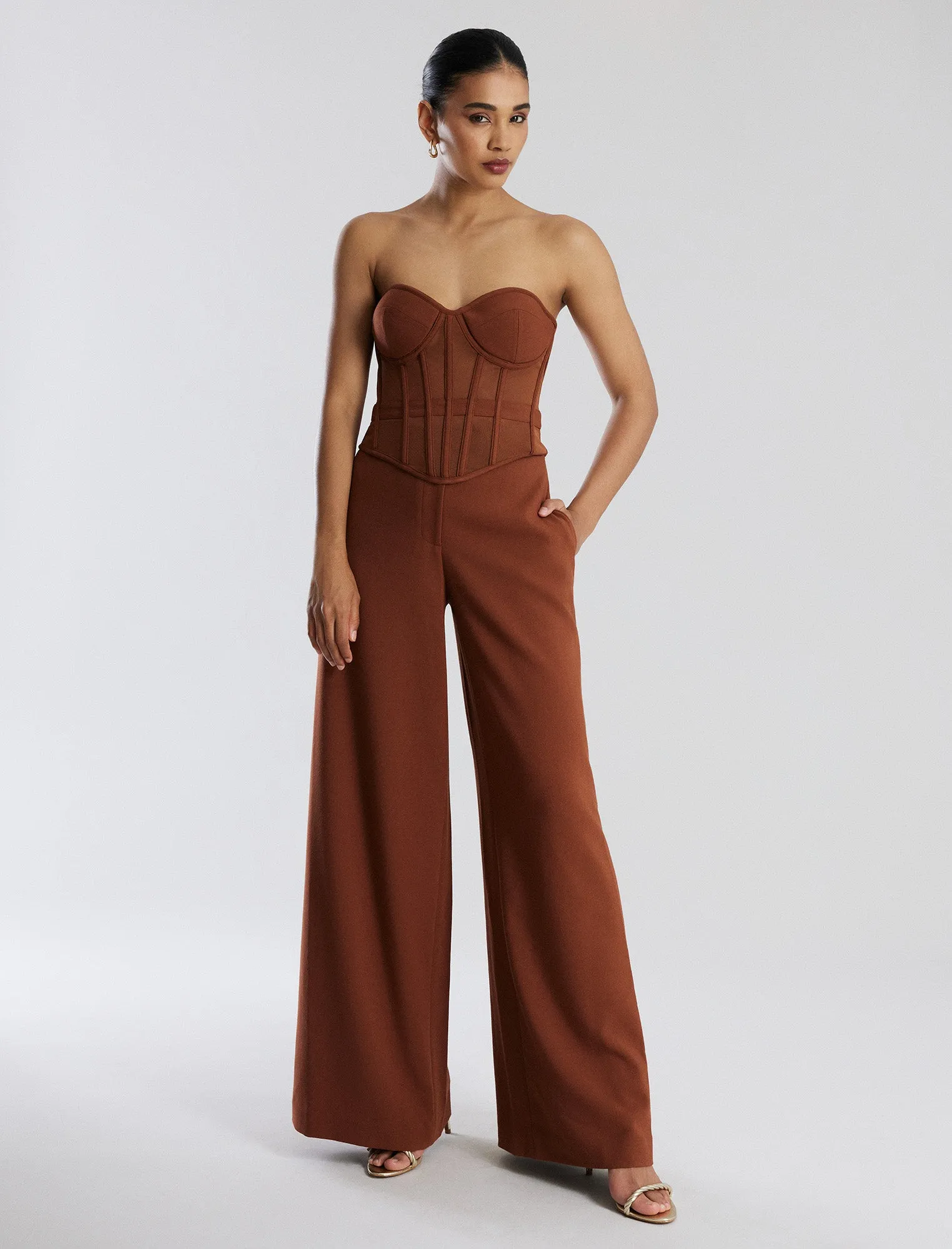 Kezia Signature Wide-Leg Pant sold by BCBGMaxAzria product image thumbnail 5