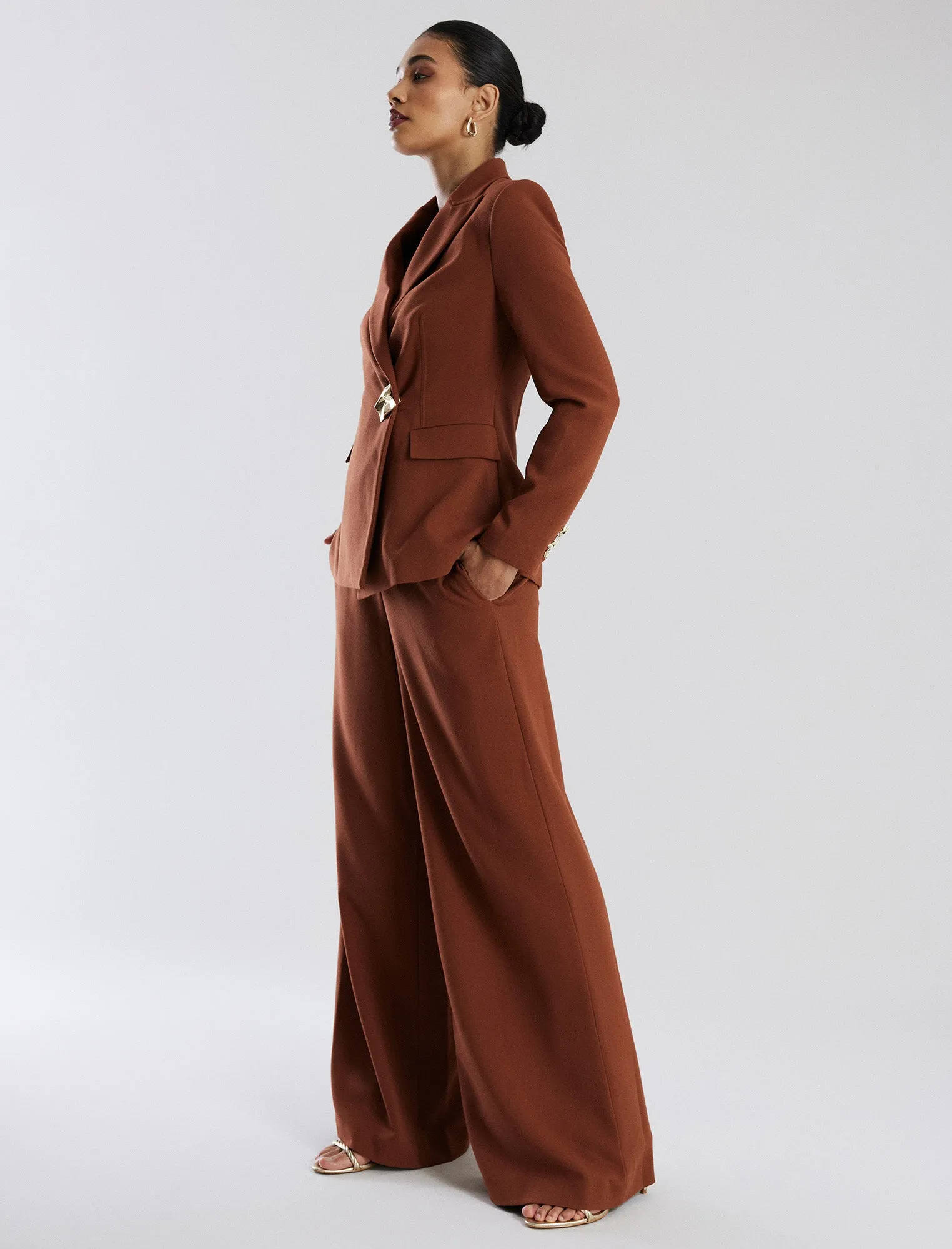 Kezia Signature Wide-Leg Pant sold by BCBGMaxAzria product image thumbnail 3