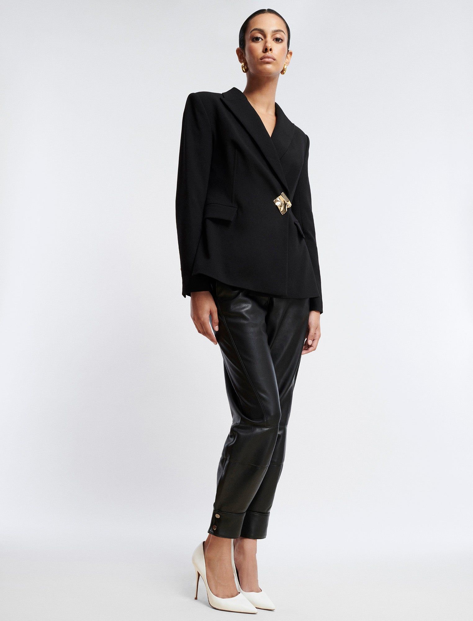 Faux Leather Jogger sold by BCBGMaxAzria product image thumbnail 3