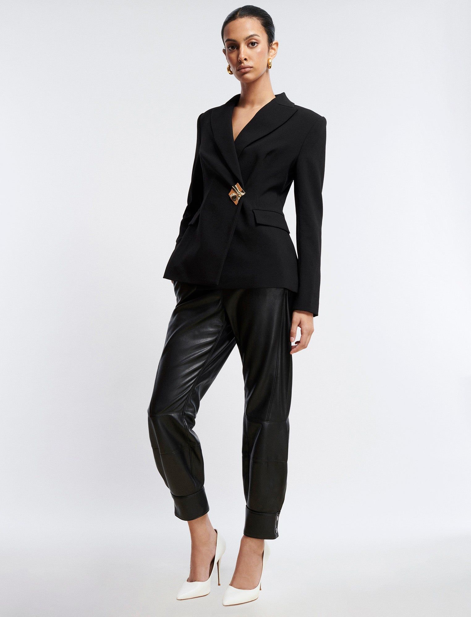 Faux Leather Jogger sold by BCBGMaxAzria product image thumbnail 5