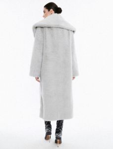 Faux Fur Long Coat sold by BCBGMaxAzria