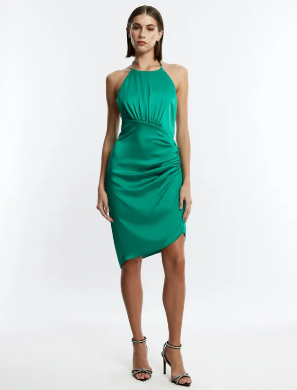 Anwen Ruched Mini Dress sold by BCBGMaxAzria