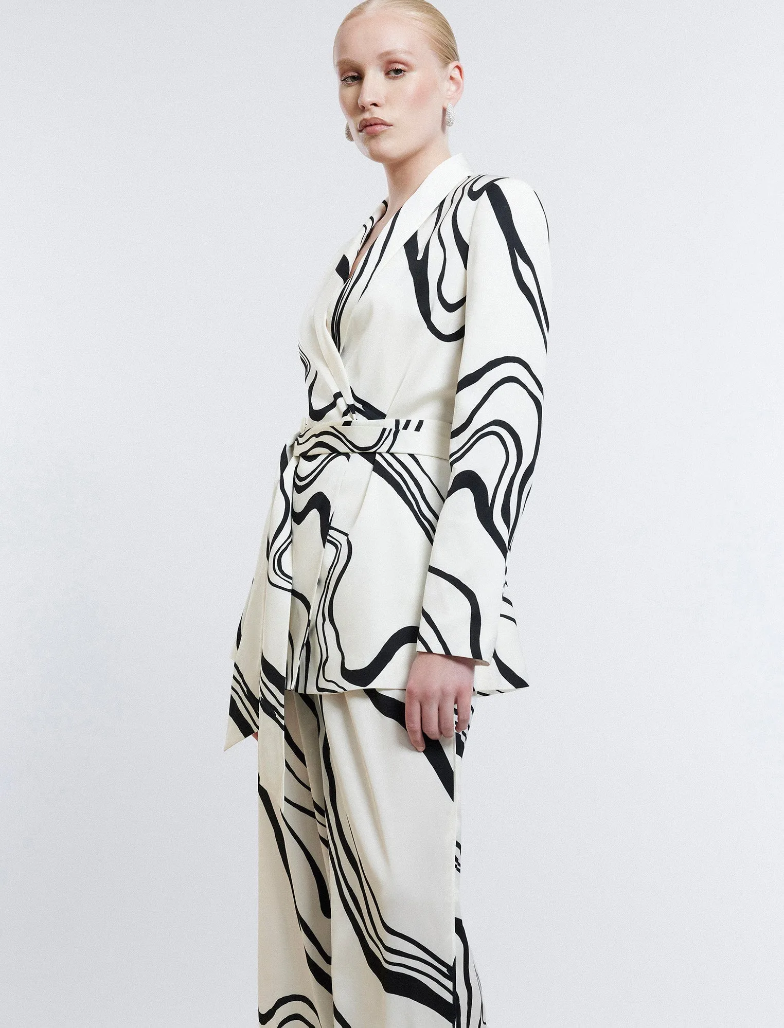 Salome Belted Blazer sold by BCBGMaxAzria product image thumbnail 4