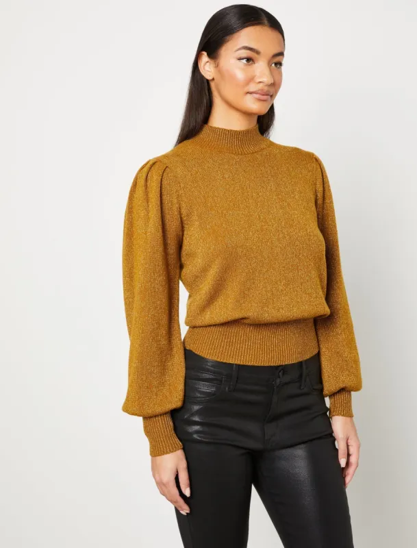 Mock Neck Long Sleeve Sweater sold by BCBGMaxAzria