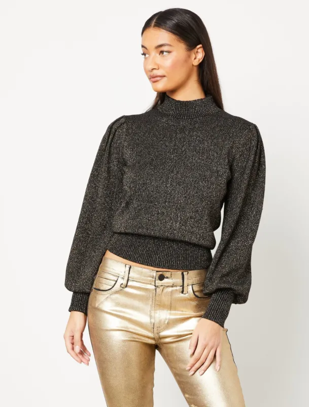 Mock Neck Long Sleeve Sweater sold by BCBGMaxAzria