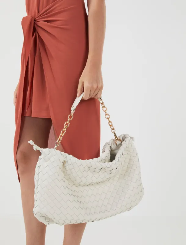 Amber Bubble Cinch Suede Bag made by BCBGMaxAzria