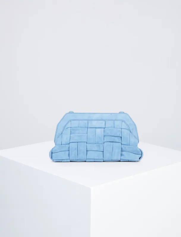 Beverly Padded Braided Leather Clutch sold by BCBGMaxAzria