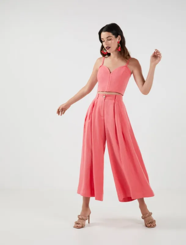 Maelyn Wide-Leg Pant sold by BCBGMaxAzria