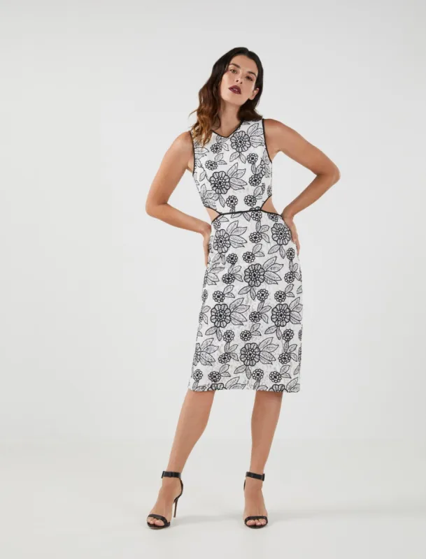 Kyle Lace Midi Dress sold by BCBGMaxAzria