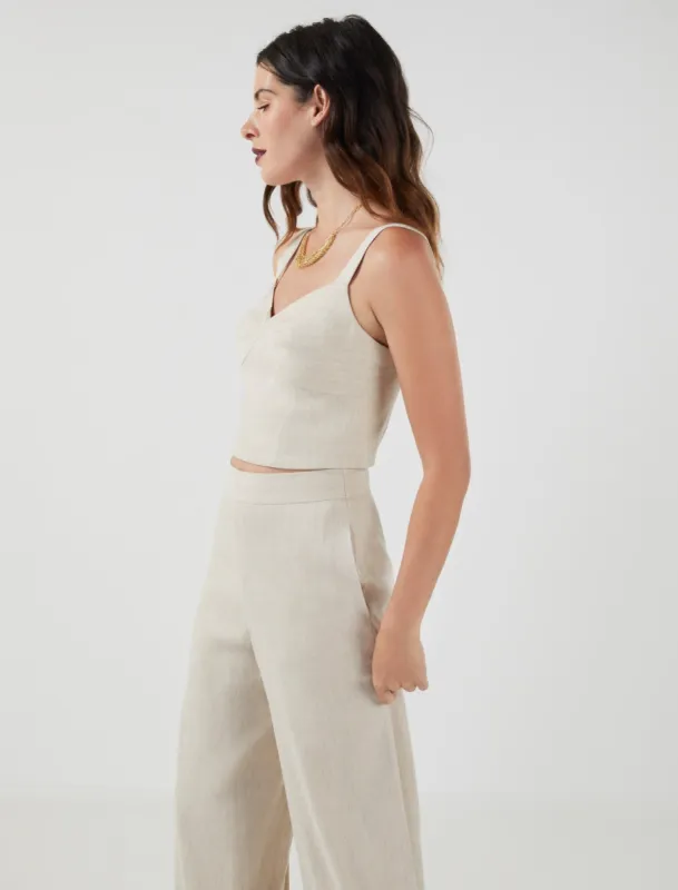 Benji Structured Crop Top sold by BCBGMaxAzria