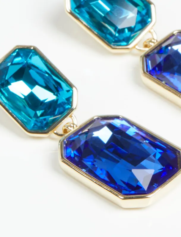 Oversized Crystal Double Drop Earrings sold by BCBGMaxAzria