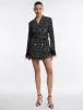 Elodie Belted Tweed Blazer Dress sold by BCBGMaxAzria