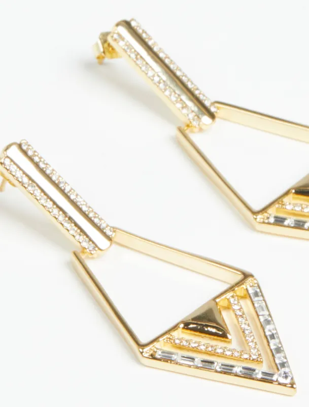 Art Deco Earrings sold by BCBGMaxAzria