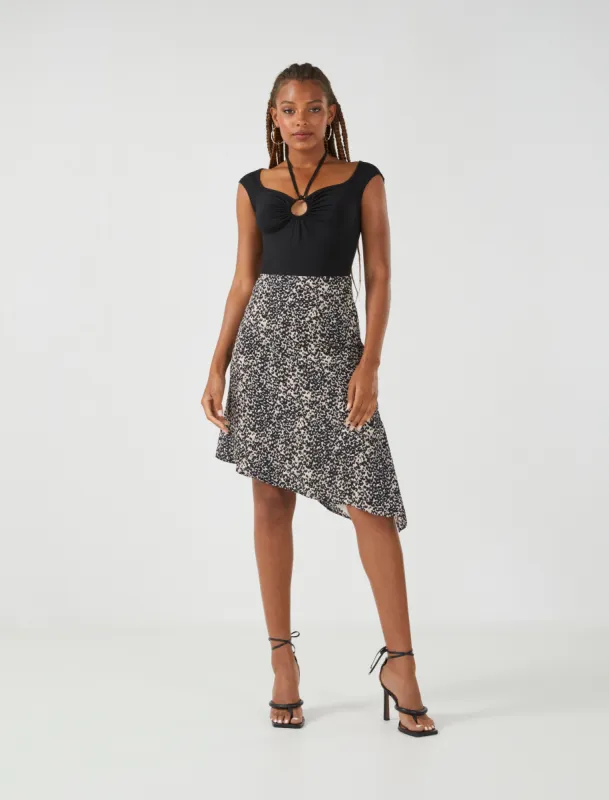 Gia Asymmetrical Skirt sold by BCBGMaxAzria