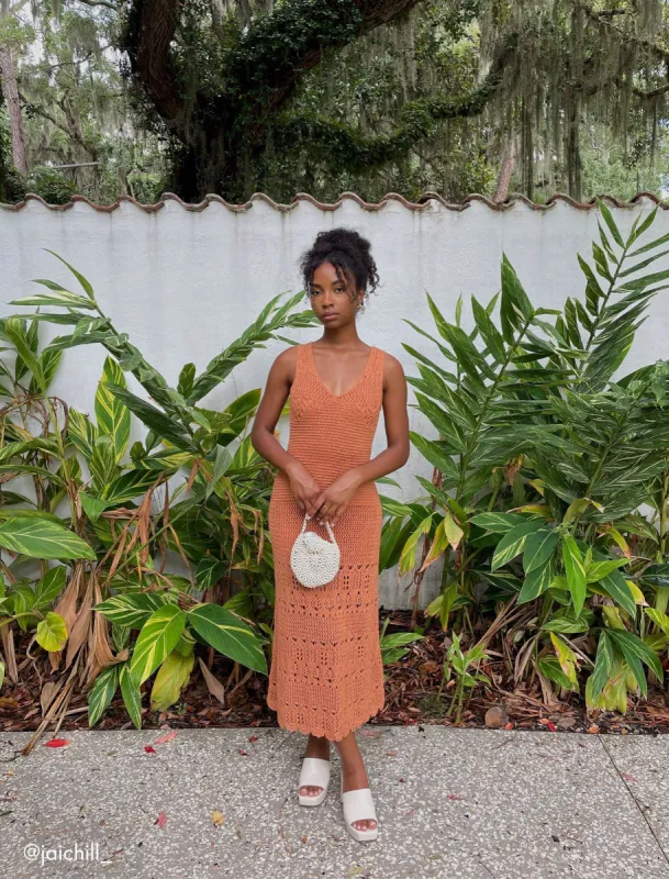 Ray Crochet Midi Dress sold by BCBGMaxAzria