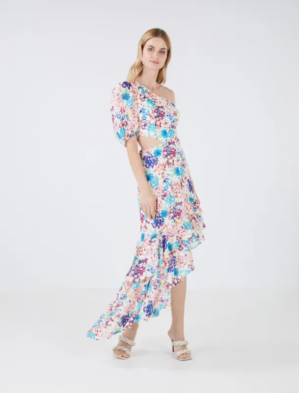 Fleur Asymmetrical Dress sold by BCBGMaxAzria